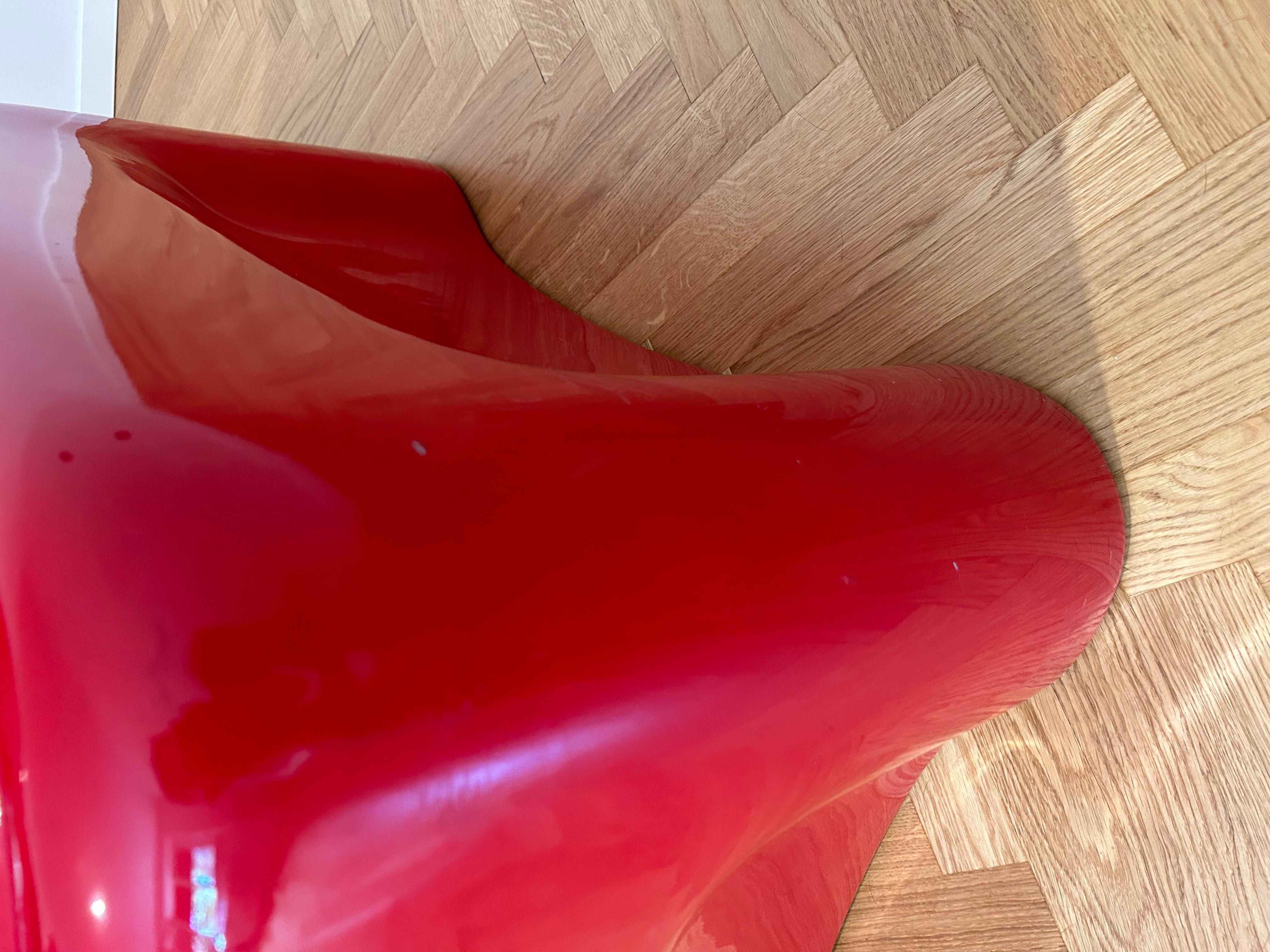 Red Space Age Club Chair, 1970s For Sale 5