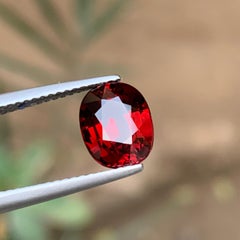 Red Spessartite / Mandarin Garnet 3.13 Carat Oval Cut Natural Loose Gemstone