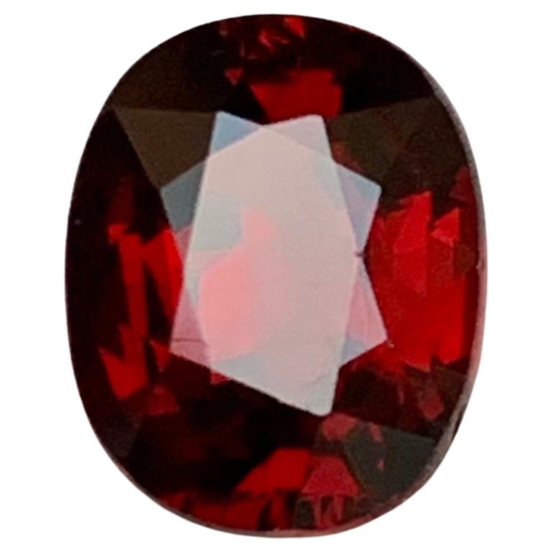 Red Spessartite / Mandarin Garnet 3.13 Carat Oval Cut Natural Loose Gemstone
