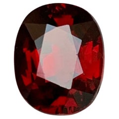 Red Spessartite / Mandarin Garnet 3.13 Carat Oval Cut Natural Loose Gemstone