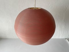 Red Sphere Shaped Rotaflex Ceiling Lamp by Yasha Heifetz, 1960s, Germany