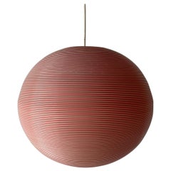 Lampada da soffitto a forma di sfera rossa di Yasha Heifetz Rotaflex, anni '60, Germania
