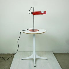 Red Spider Table Lamp by Joe Colombo for O-Luce Italy