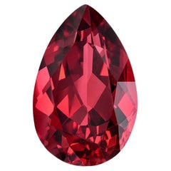 Red Spinel Pear-Shaped Gem from Mahenge – Rare Collector’s Treasure By Merkaba