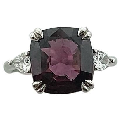 Red Spinel Platinum Ring For Sale