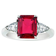 Red Spinel Ring, 2.03 Carats