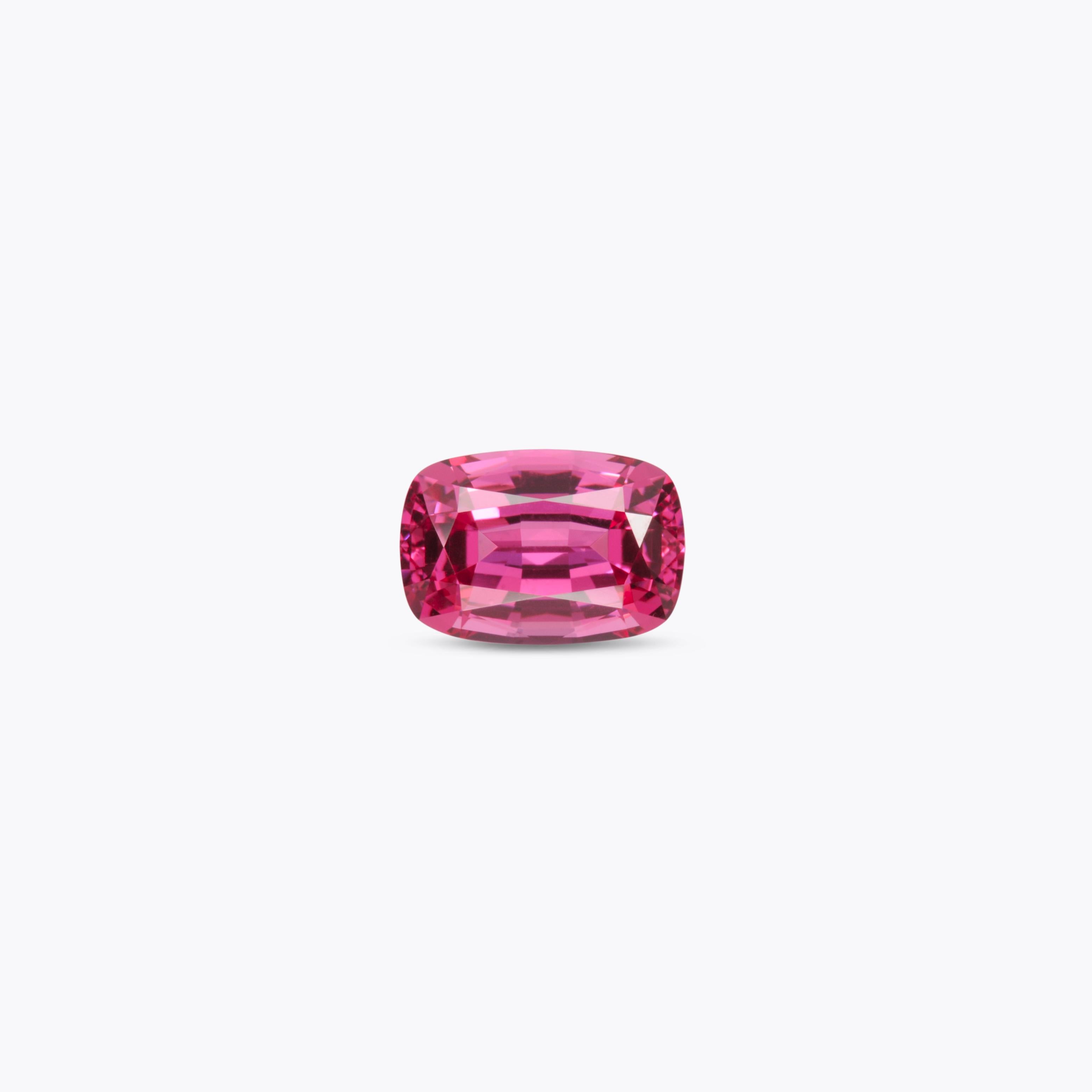 Bright 1.33 carat Red Spinel cushion gem, offered loose to a fine gem collector.
Returns are accepted and paid by us within 7 days of delivery.
We offer supreme custom jewelry work upon request. Please contact us for more details.
For your