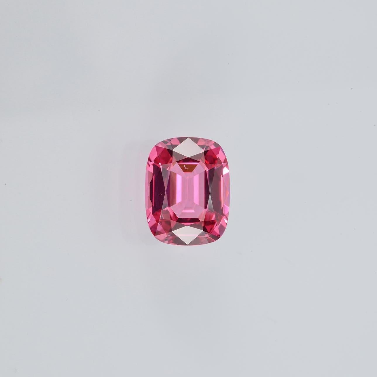 reddish pink gemstone