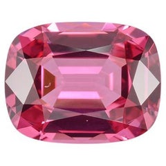 Red Spinel Ring Gem 1.75 Carat Cushion Loose Gemstone