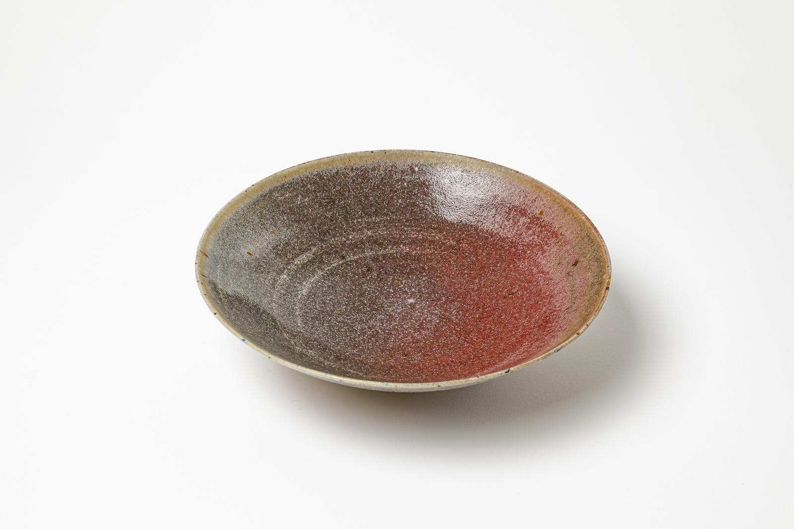 decorative red bowl