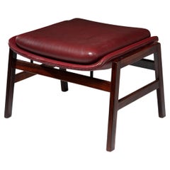 Red Stool by Gianfranco Frattini for Cassina, Italy, 1950s