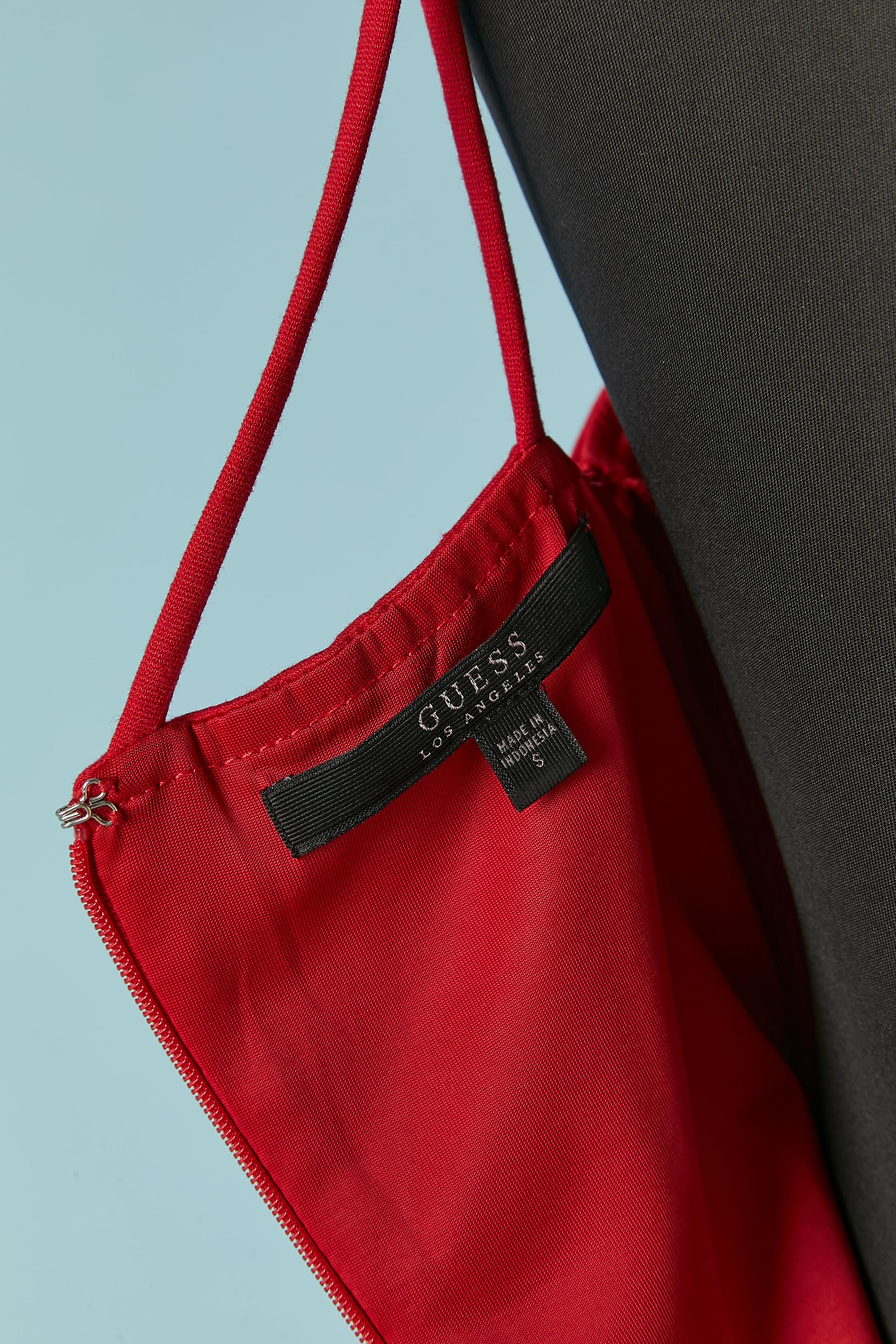 Rotes Kleid aus Stretch-Jersey GUESS im Angebot 1