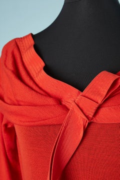 Rotes Pullover- und Rock-Ensemble Giani Versace