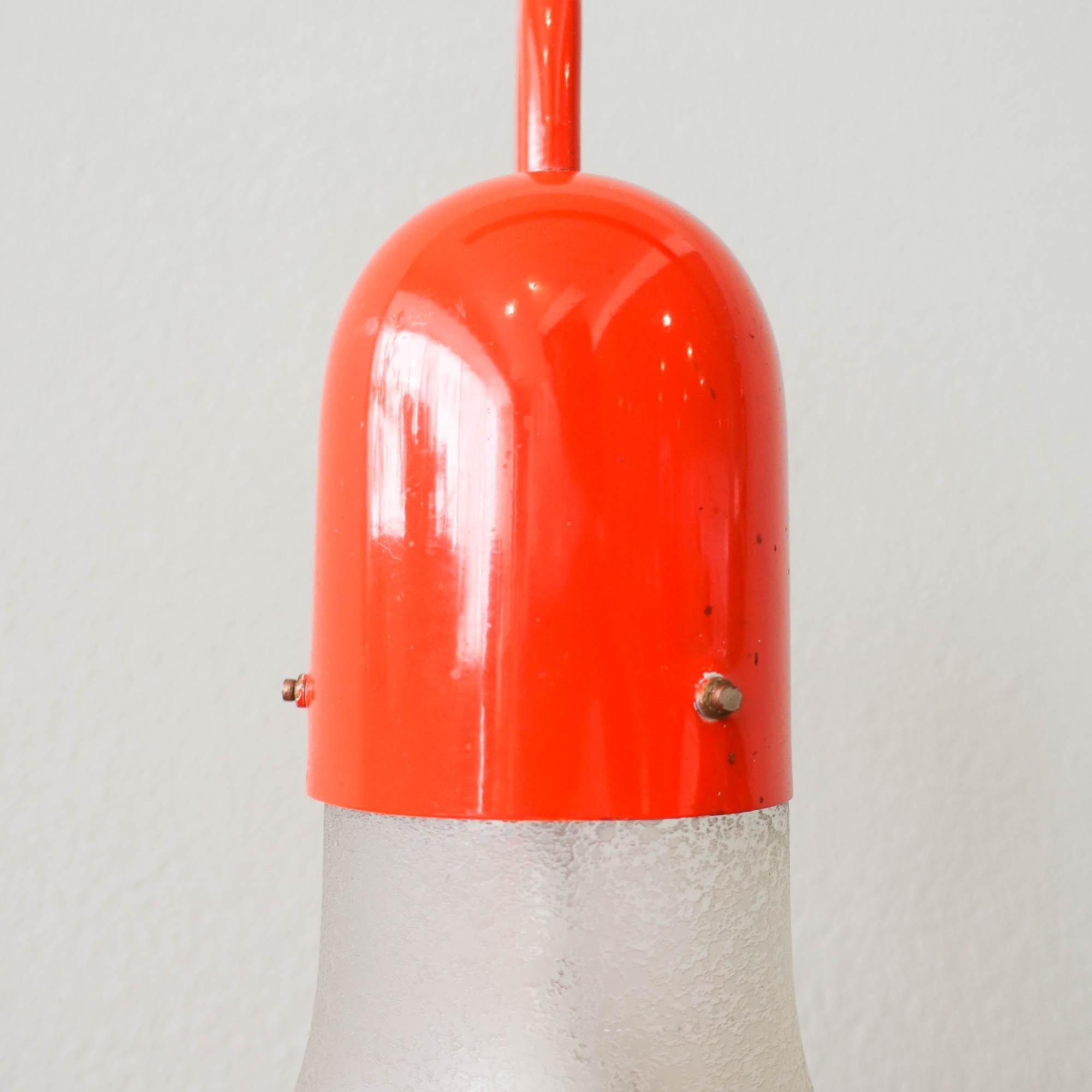 Red Table Lamp from Stilux Milano, 1970s 3