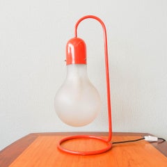Red Table Lamp from Stilux Milano, 1970s