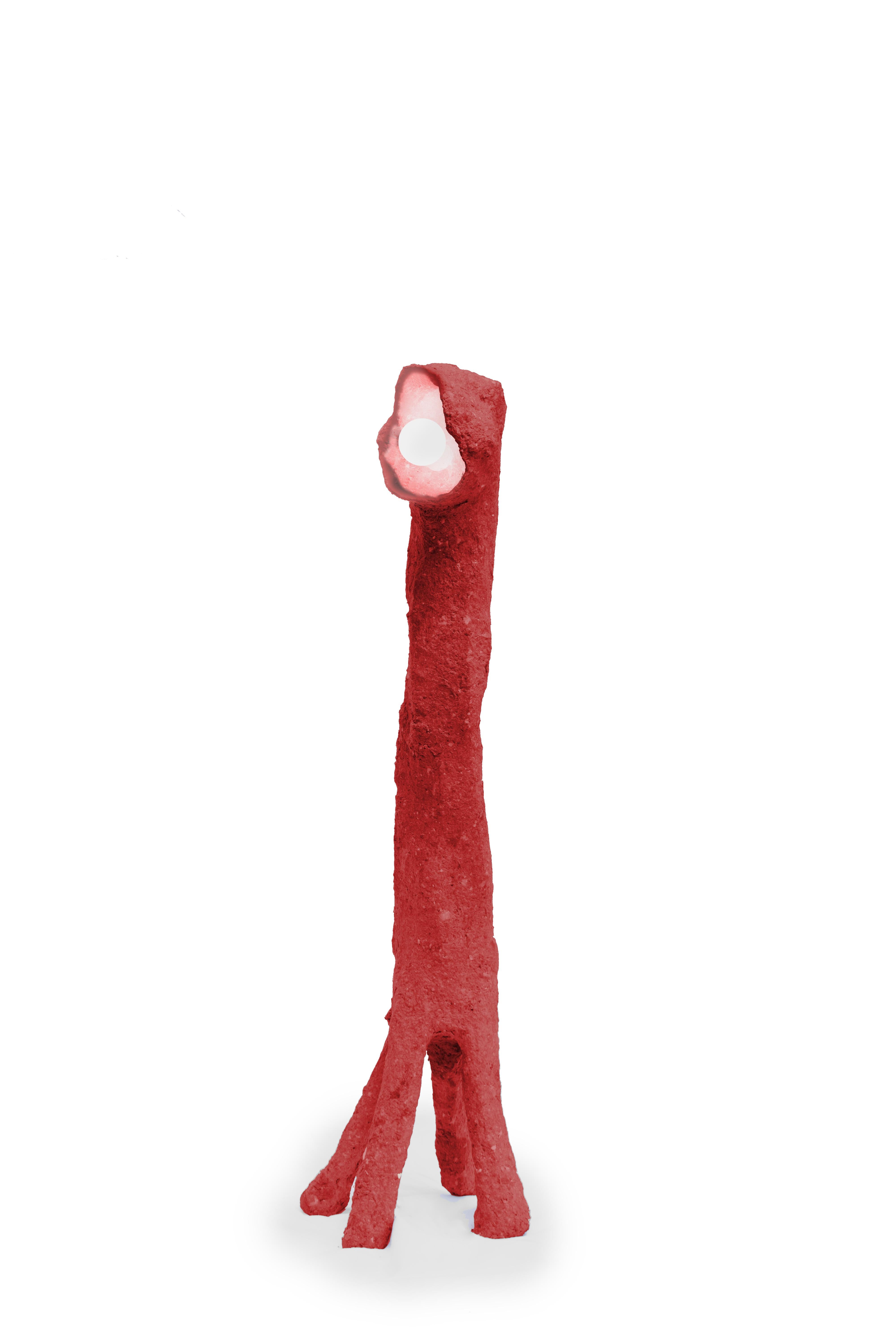Other Red Table Lamp Quattro Zampe By Jonathan Bocca For Sale