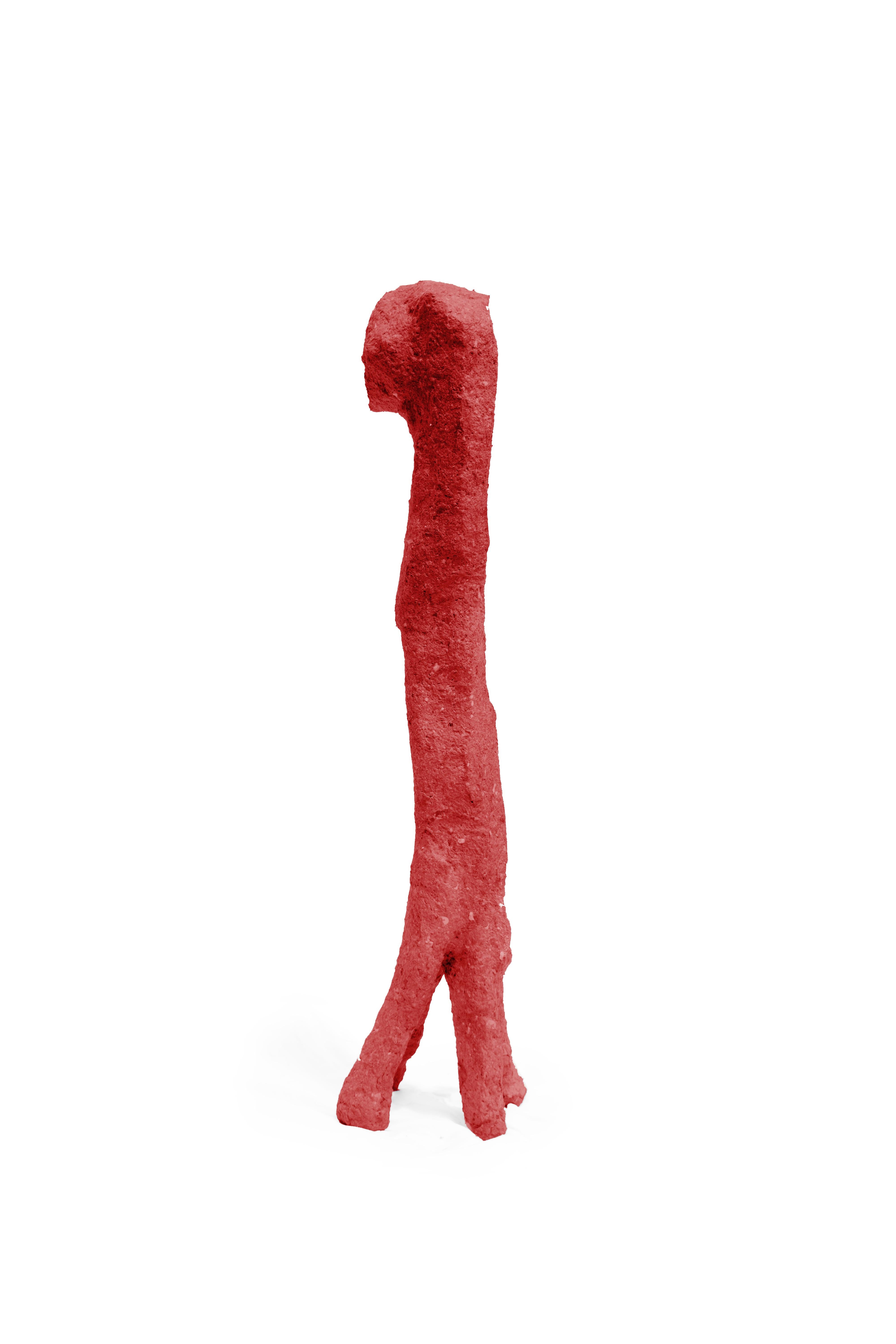 Contemporary Red Table Lamp Quattro Zampe By Jonathan Bocca For Sale