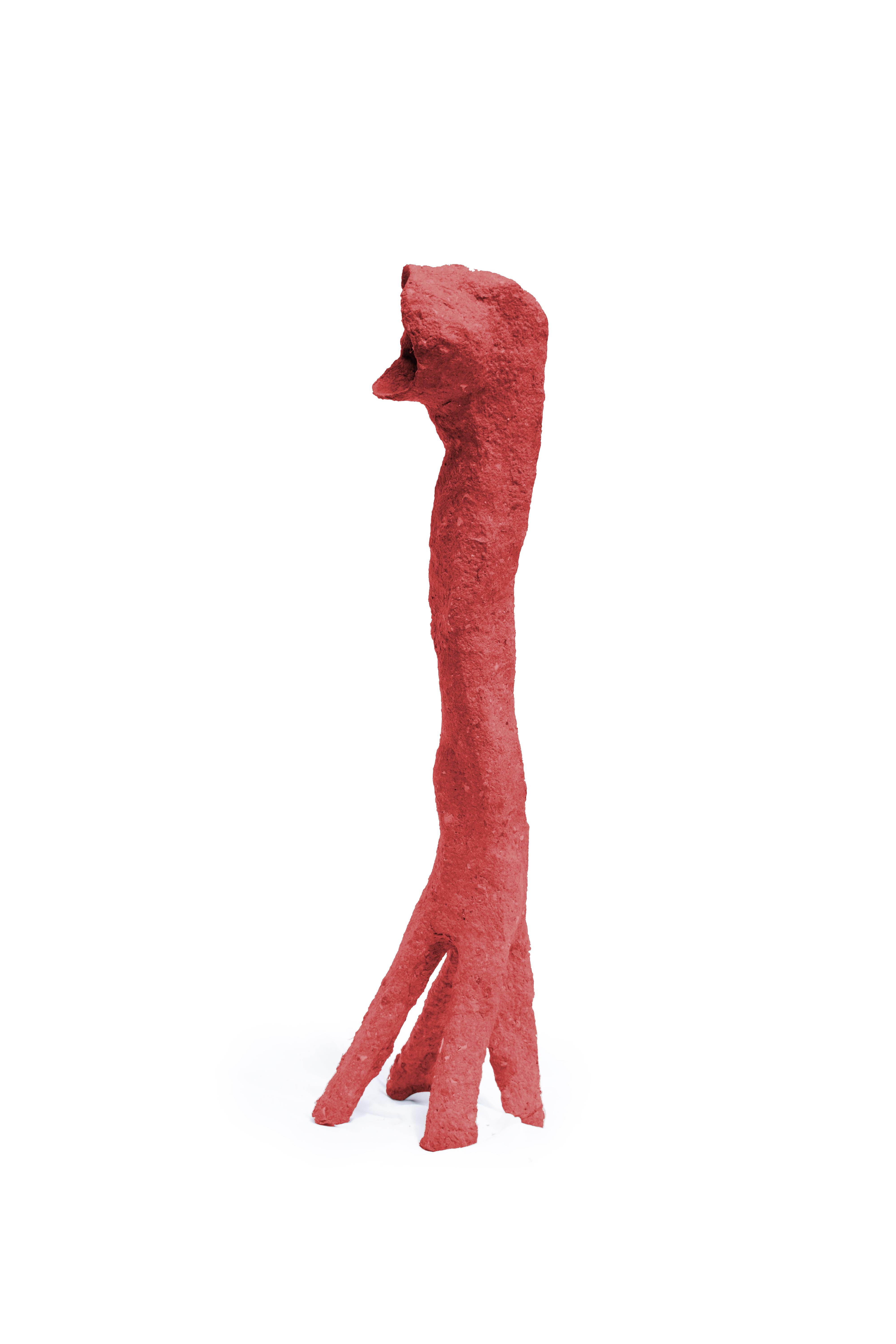 Metal Red Table Lamp Quattro Zampe By Jonathan Bocca For Sale
