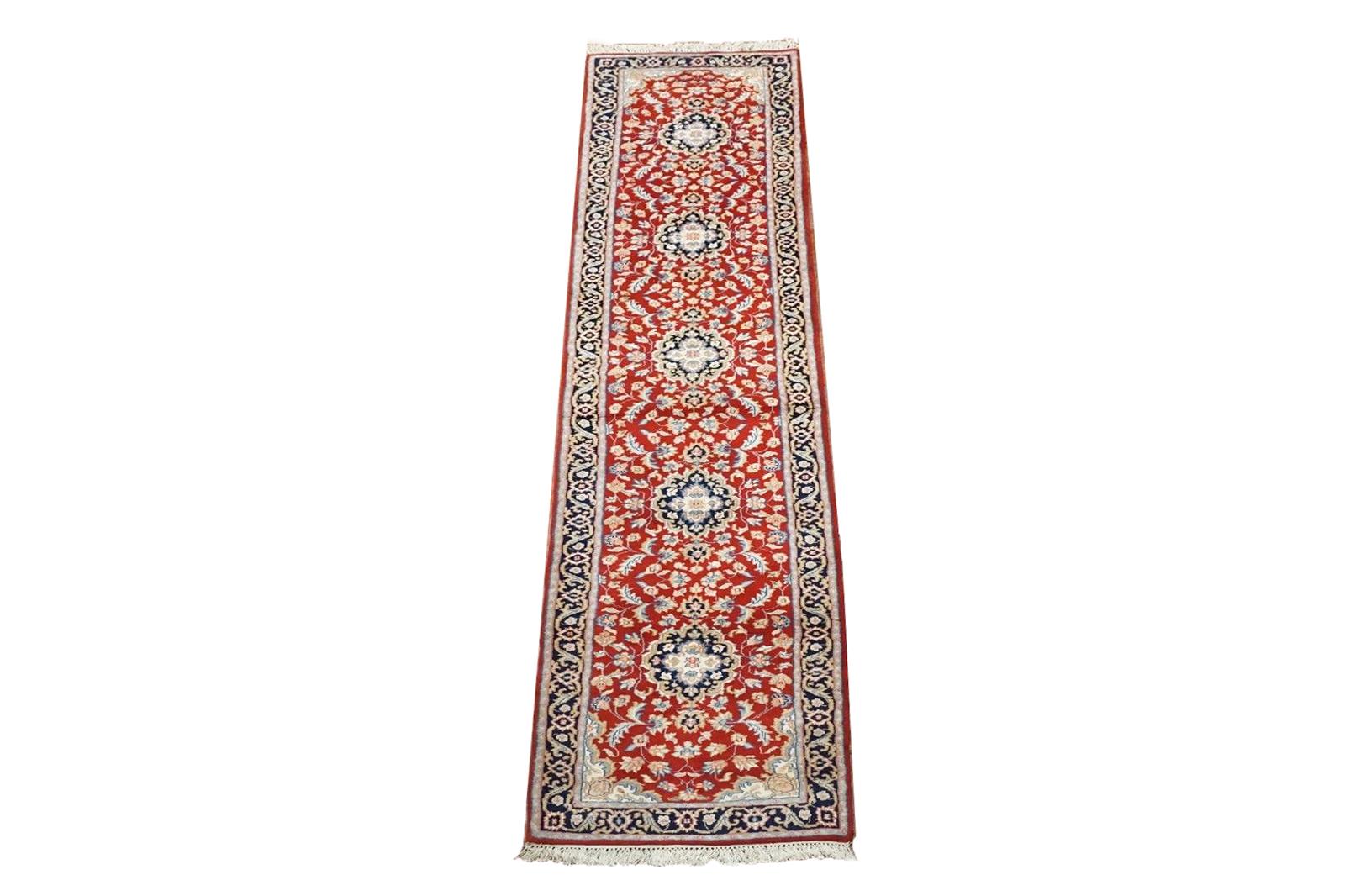 Red Tabriz Runner For Sale