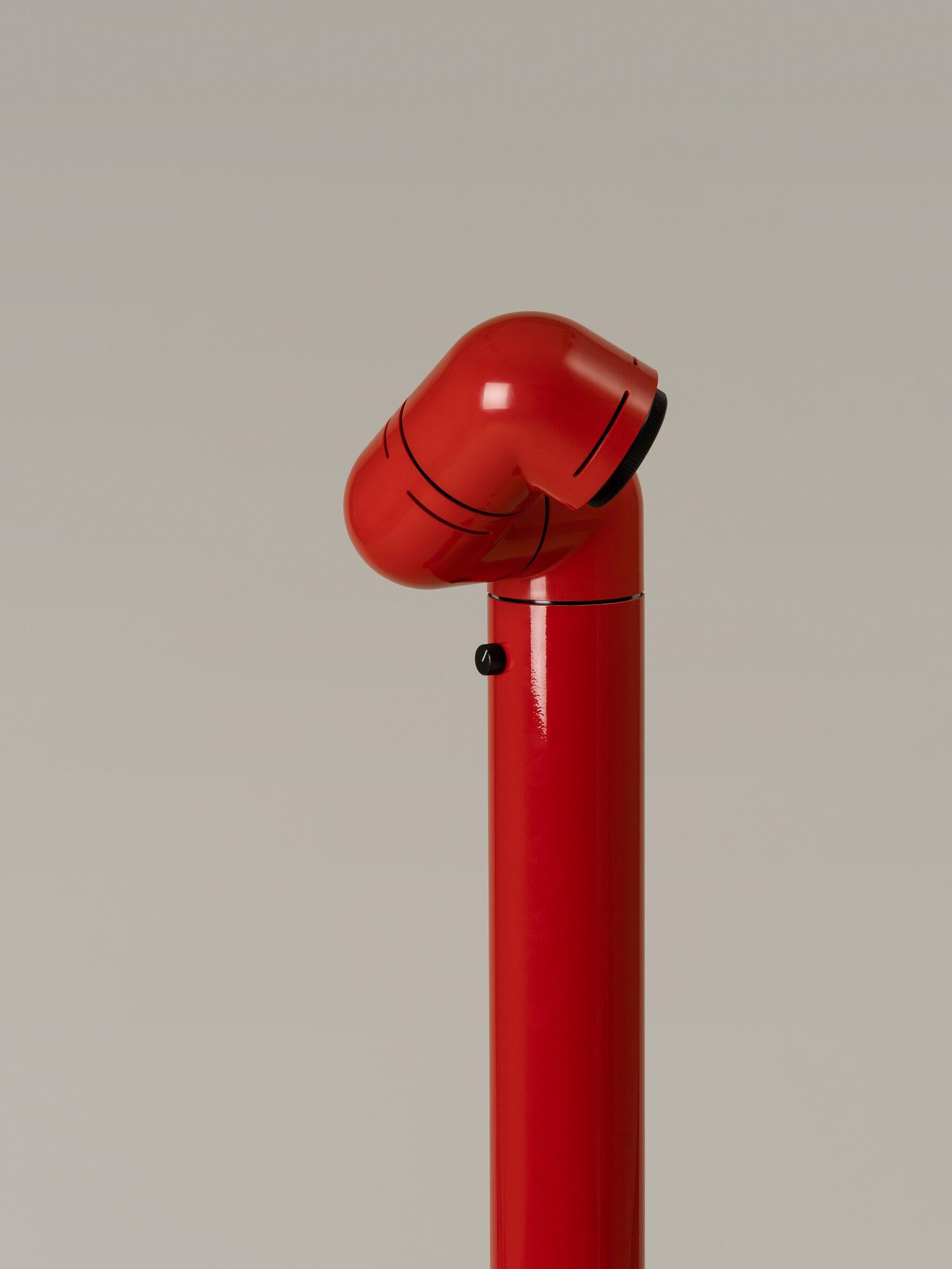 Contemporary Red Tatu Floor Lamp by André Ricard