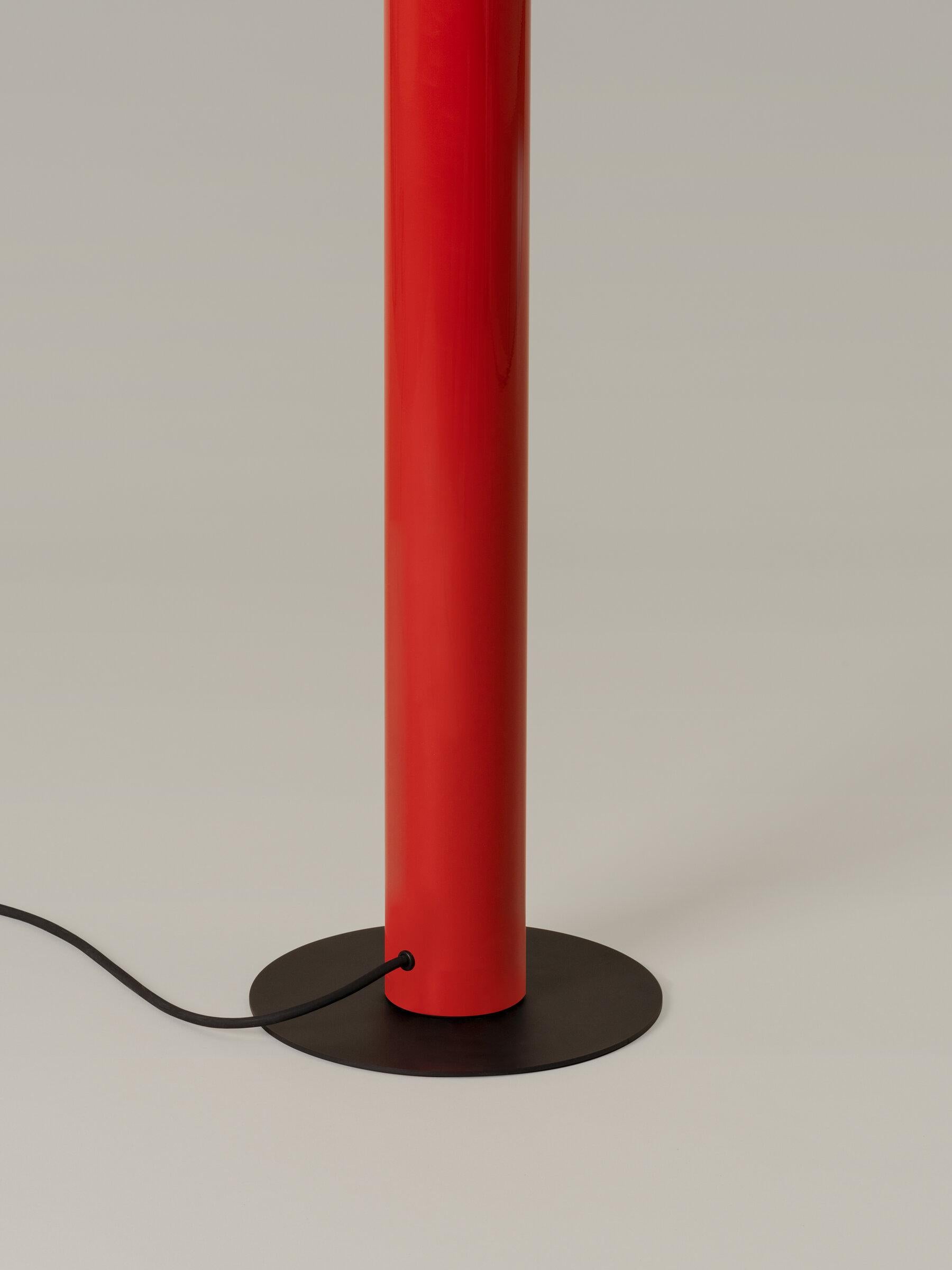 Red Tatu Floor Lamp by André Ricard 1