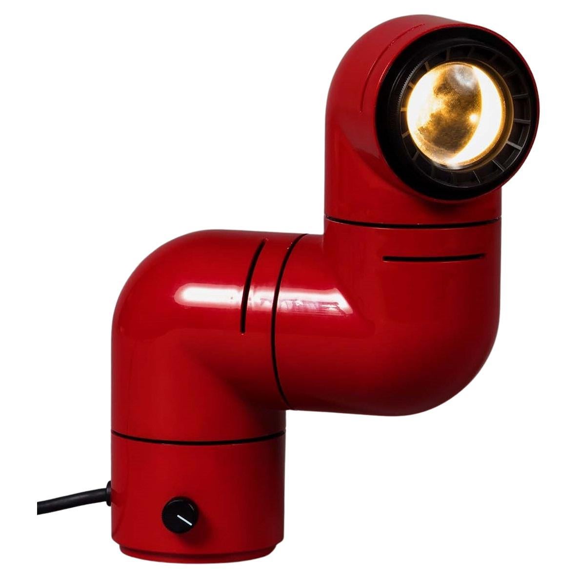 Red Tatu Table / Wall Lamp by André Ricard