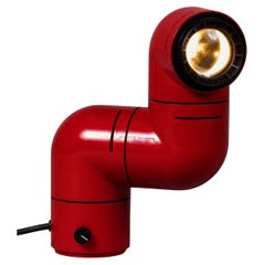 Red Tatu Table / Wall Lamp by André Ricard