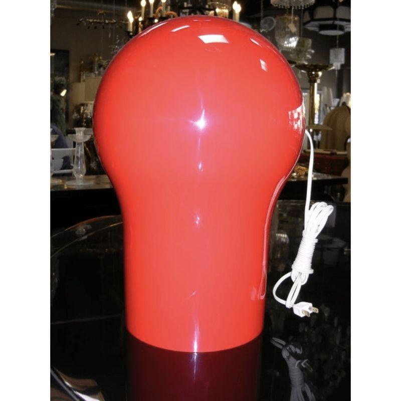 Futurist Red Telegono Lamp for Artemide by Vico Magistretti For Sale