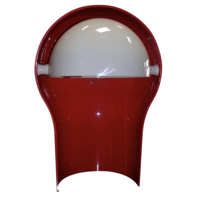 Red Telegono Lamp for Artemide by Vico Magistretti For Sale