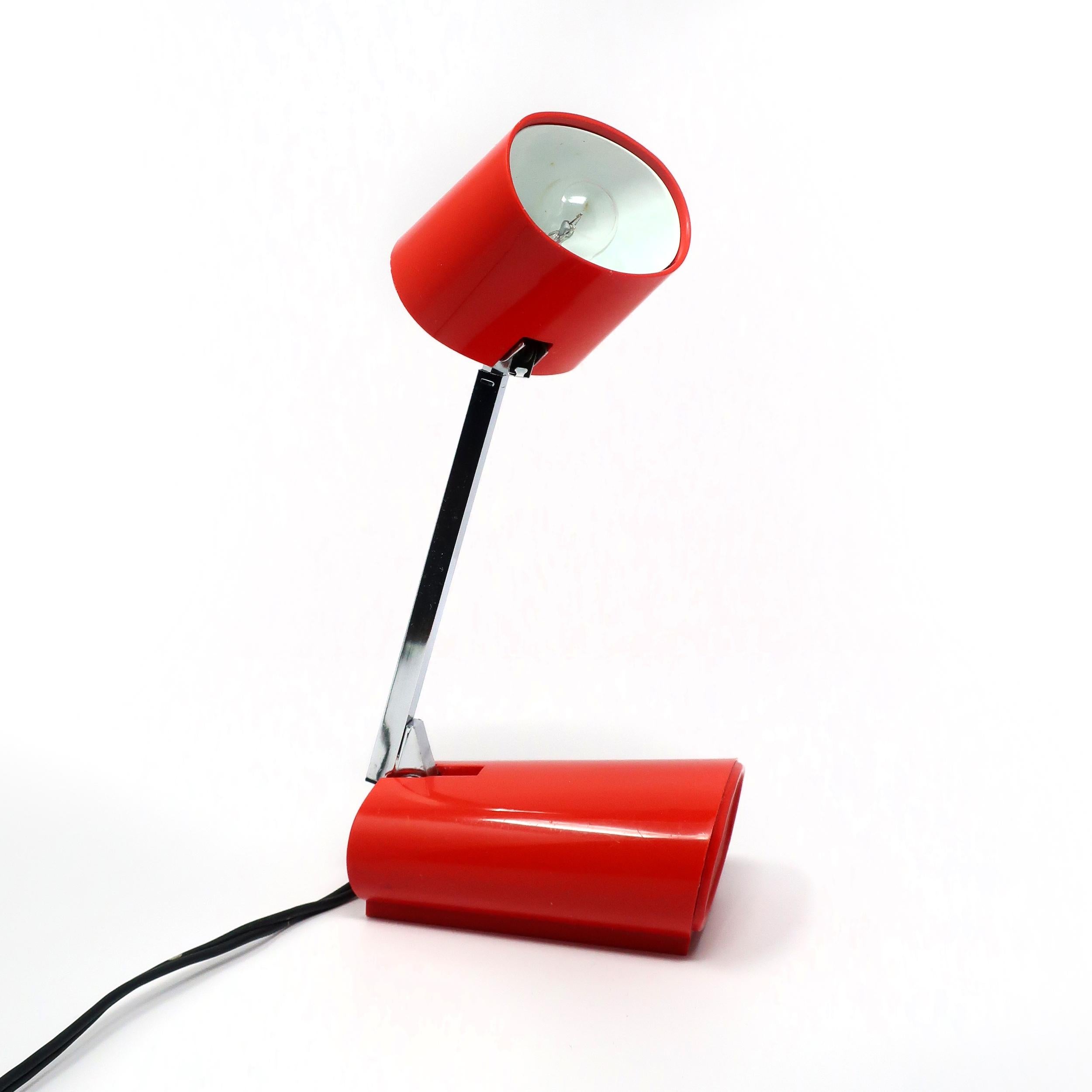 Metal Red Tensor 6100 Folding Desk Lamp