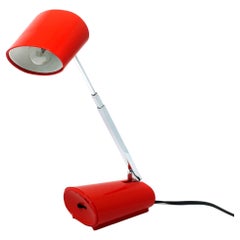 Vintage Red Tensor 6100 Folding Desk Lamp