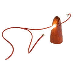 Red Thumb Table Lamp by Henry D'ath