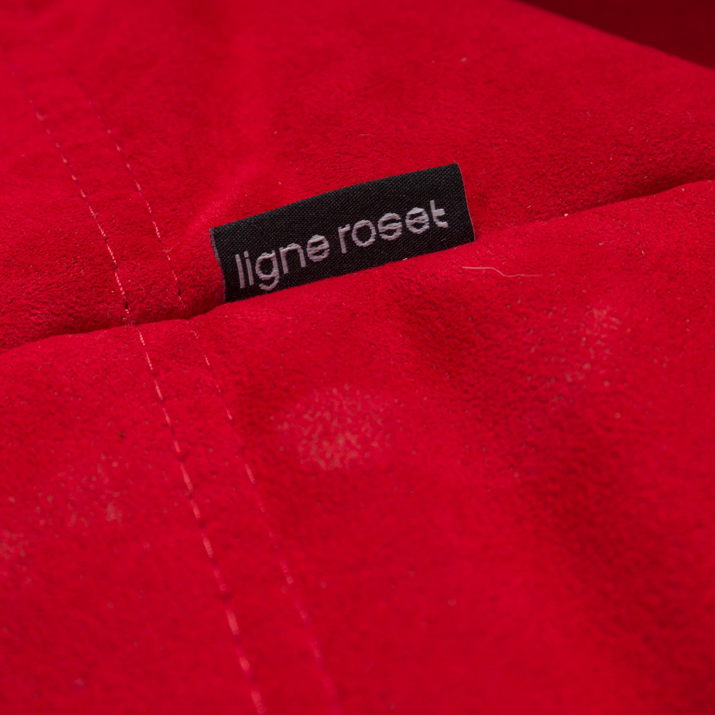 Rotes Togo-Sofa von Michel Ducaroy für Ligne Roset, zweiteiliges Set 7