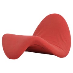 Chaise Tongue rouge F577 de Pierre Paulin pour Artifort