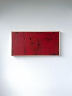 'Kurenai’, Abstract Painting by Roan Barrion