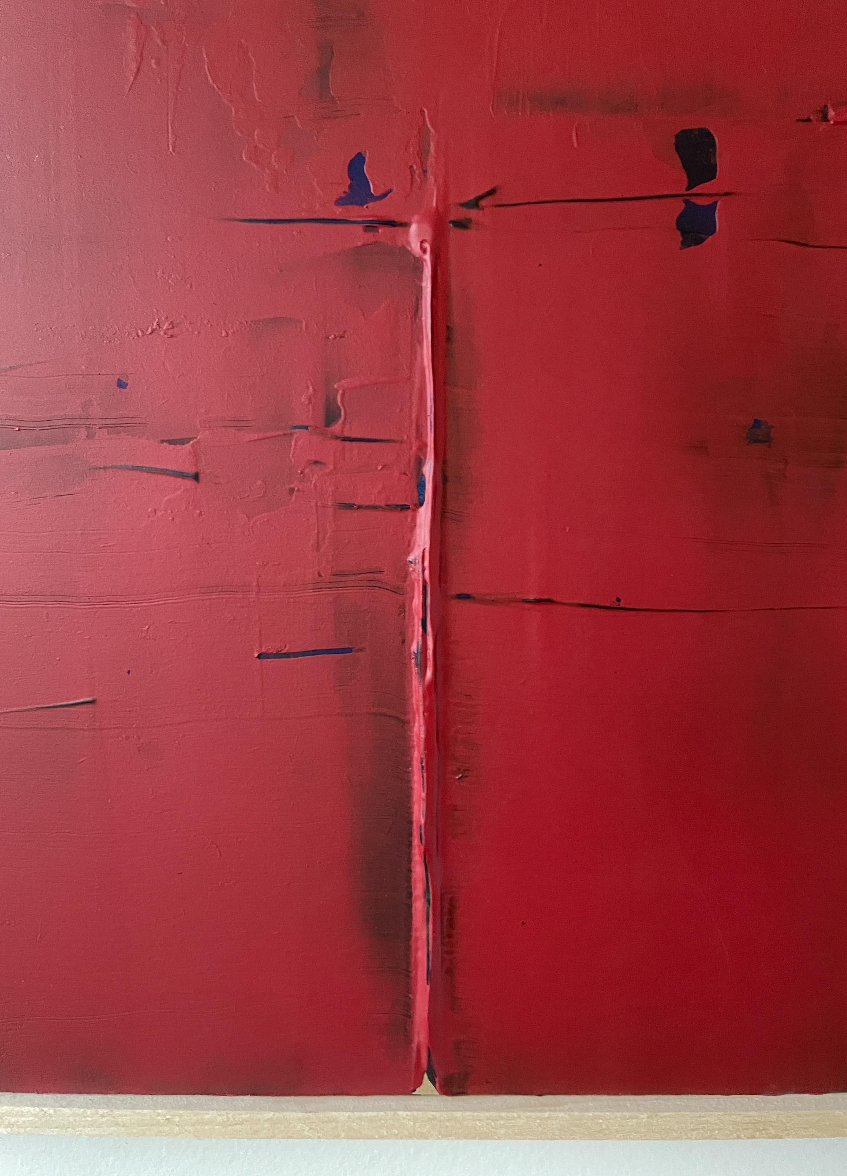 Canadian 'Kurenai’, Abstract Painting by Roan Barrion For Sale
