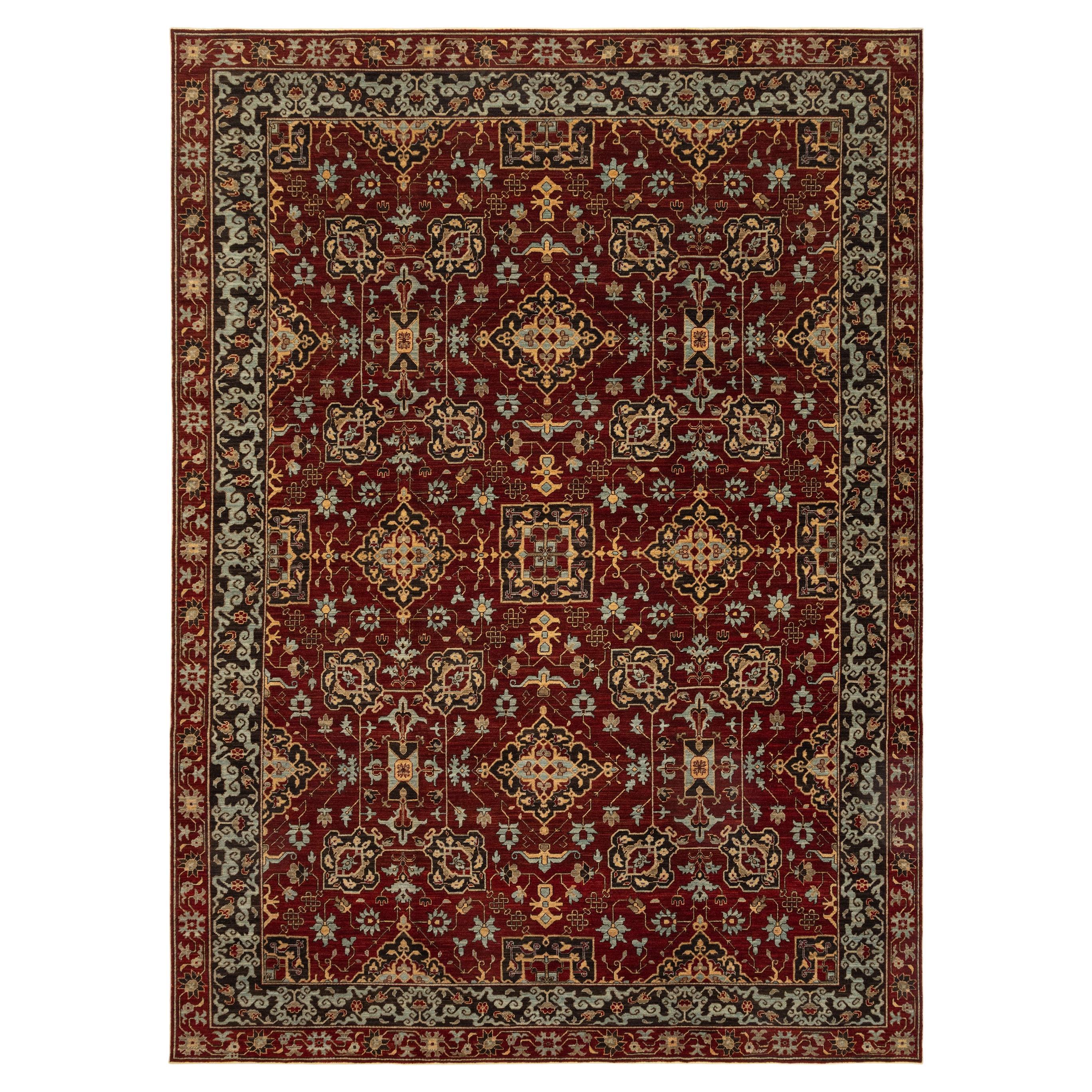 Roter traditioneller Afghanenteppich