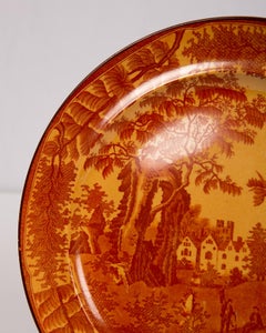 Red Transfer ware Dishes