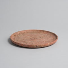 Red Travertine Dish