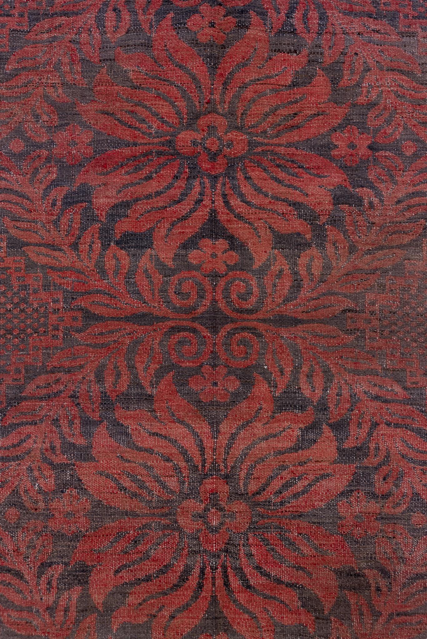 Rotes türkisches Flachgewebe des 20. Jahrhunderts, antik, ca. 1940 (Kelim) im Angebot