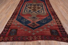 Red Turkish Kars Carpet, circa 1940s