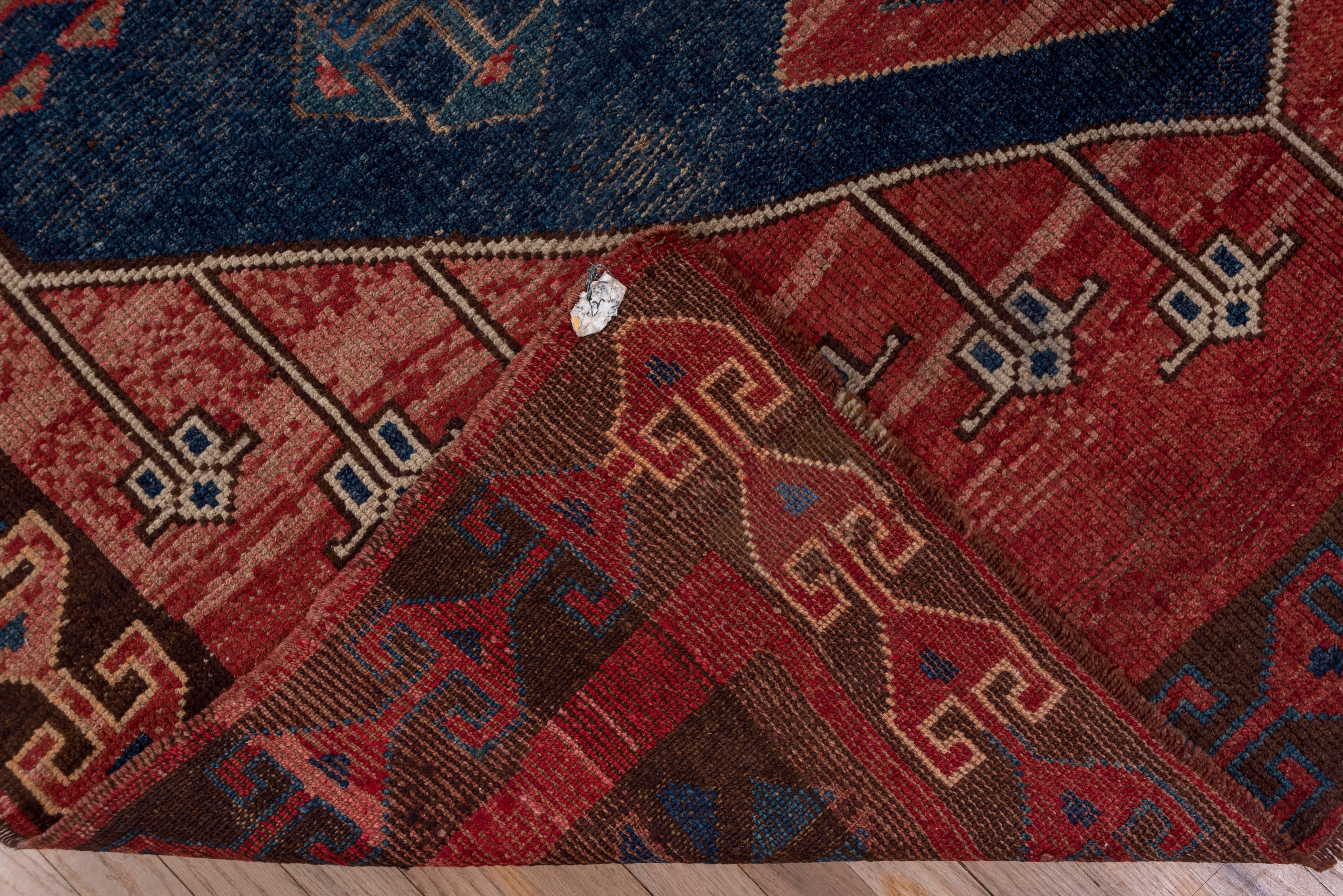 Red Turkish Kars Carpet, circa 1940s In Excellent Condition For Sale In New York, NY