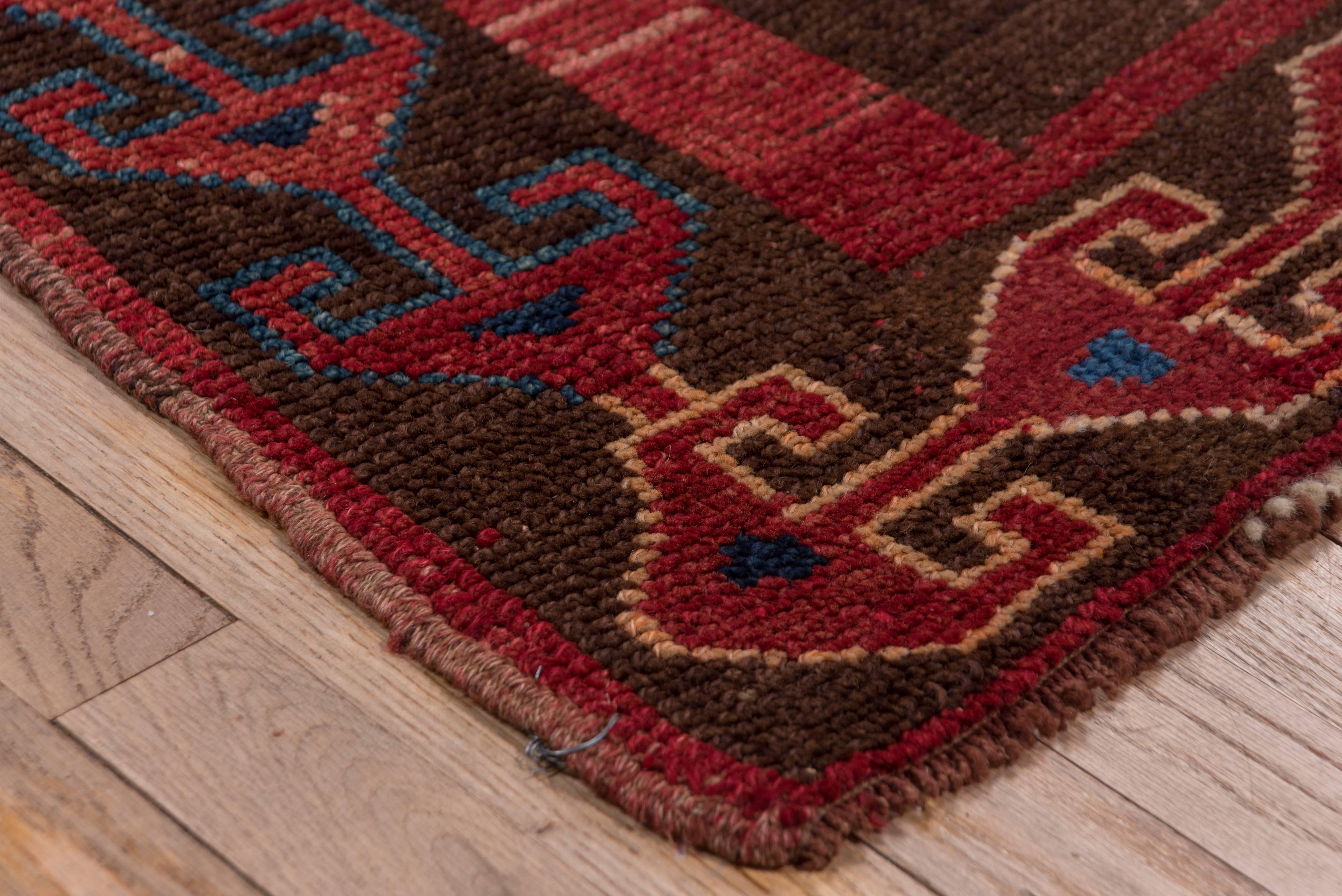 Red Turkish Kars Carpet, circa 1940s For Sale 2