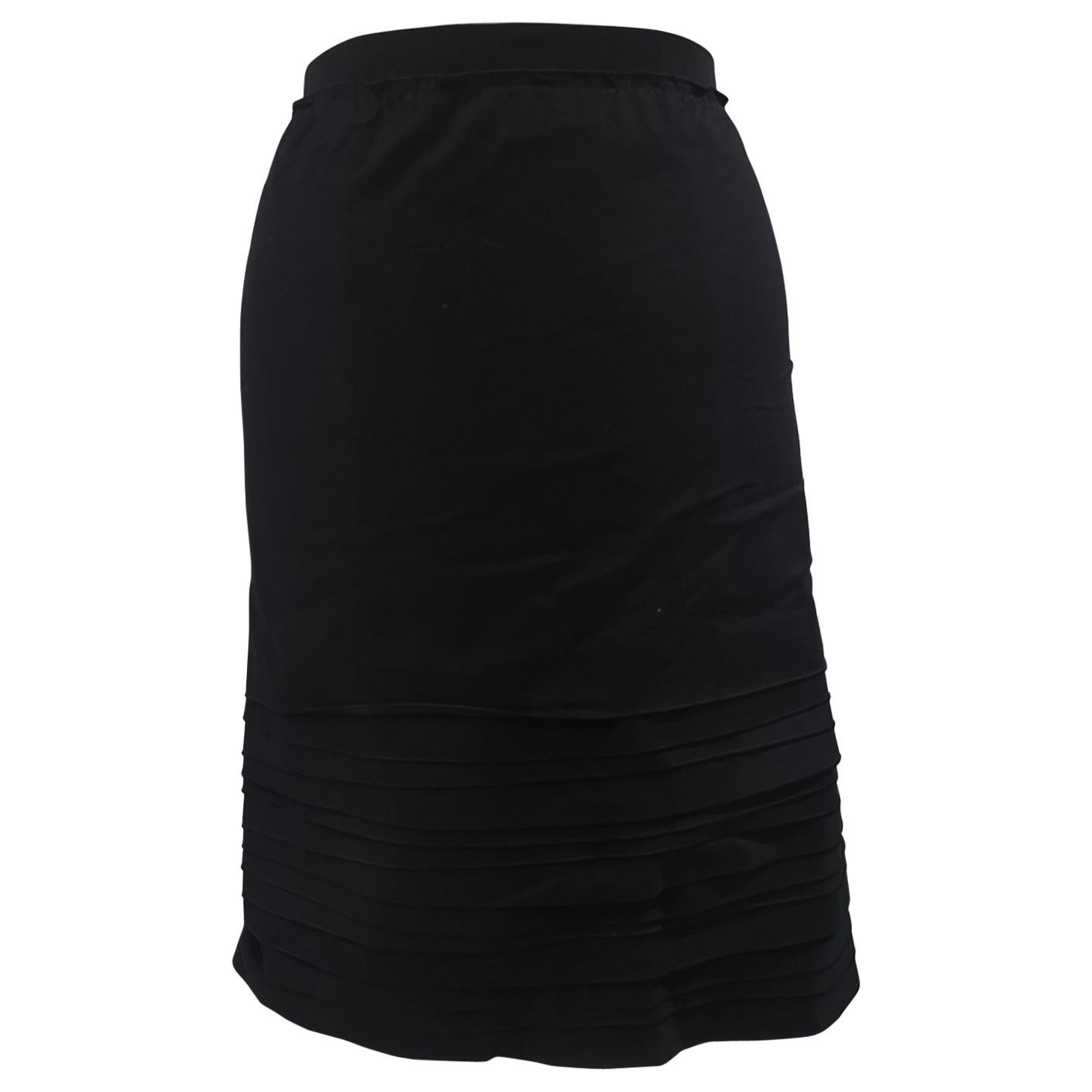 Red Valentino black cotton skirt For Sale