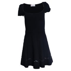 Red Valentino, black dress with lace