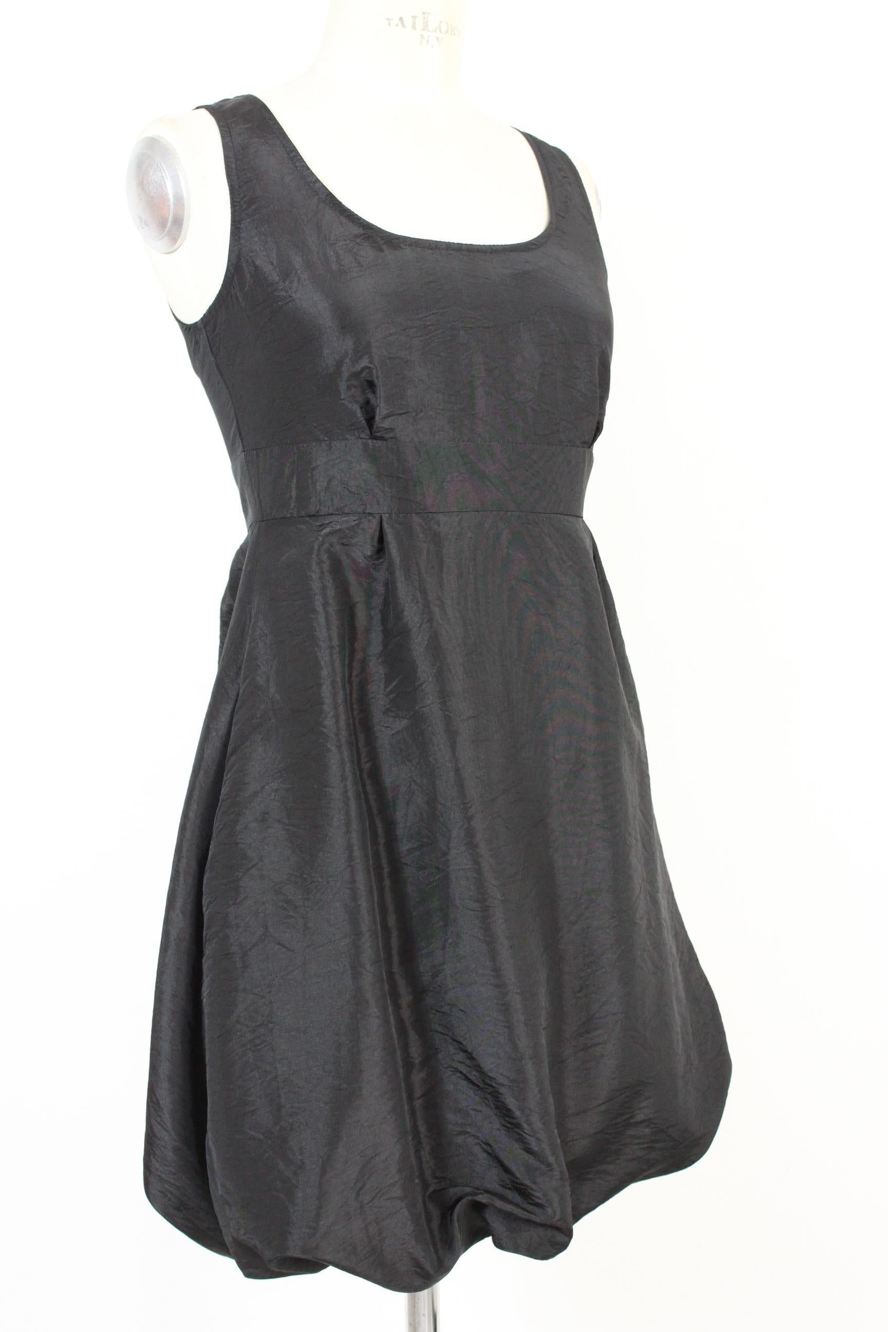 Red Valentino Black Evening Balloon Sheath Dress 2000s NWT In New Condition In Brindisi, Bt