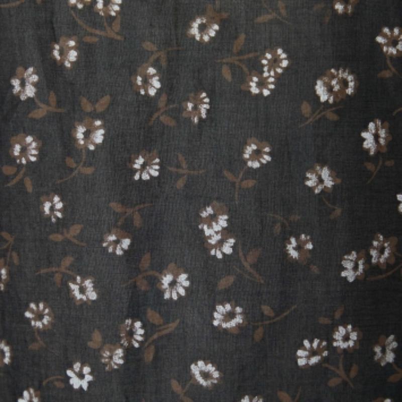 RED Valentino Noir Top sans manches en coton imprimé floral M. Bon état - En vente à Dubai, Al Qouz 2