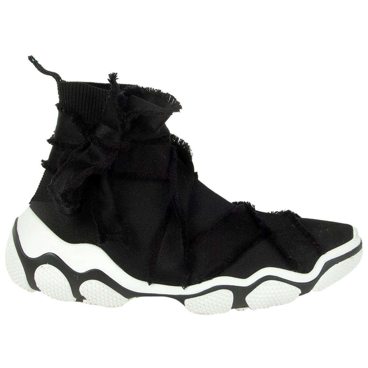 RED VALENTINO black GLAM RUN ULTRA SOCK High-Top Sneakers Shoes 40 at  1stDibs | red valentino shoes