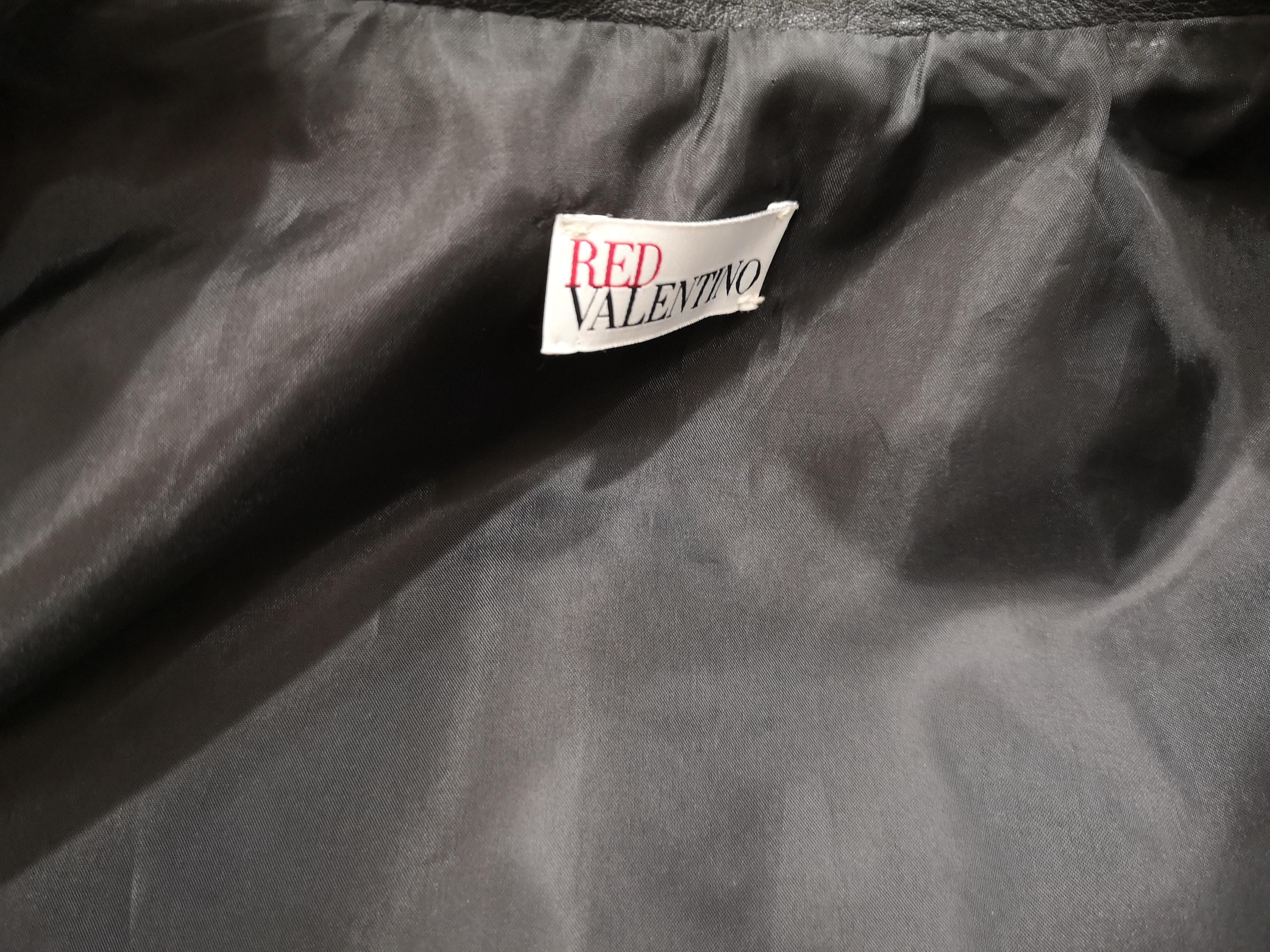 Red Valentino Black Leather Jacket 5