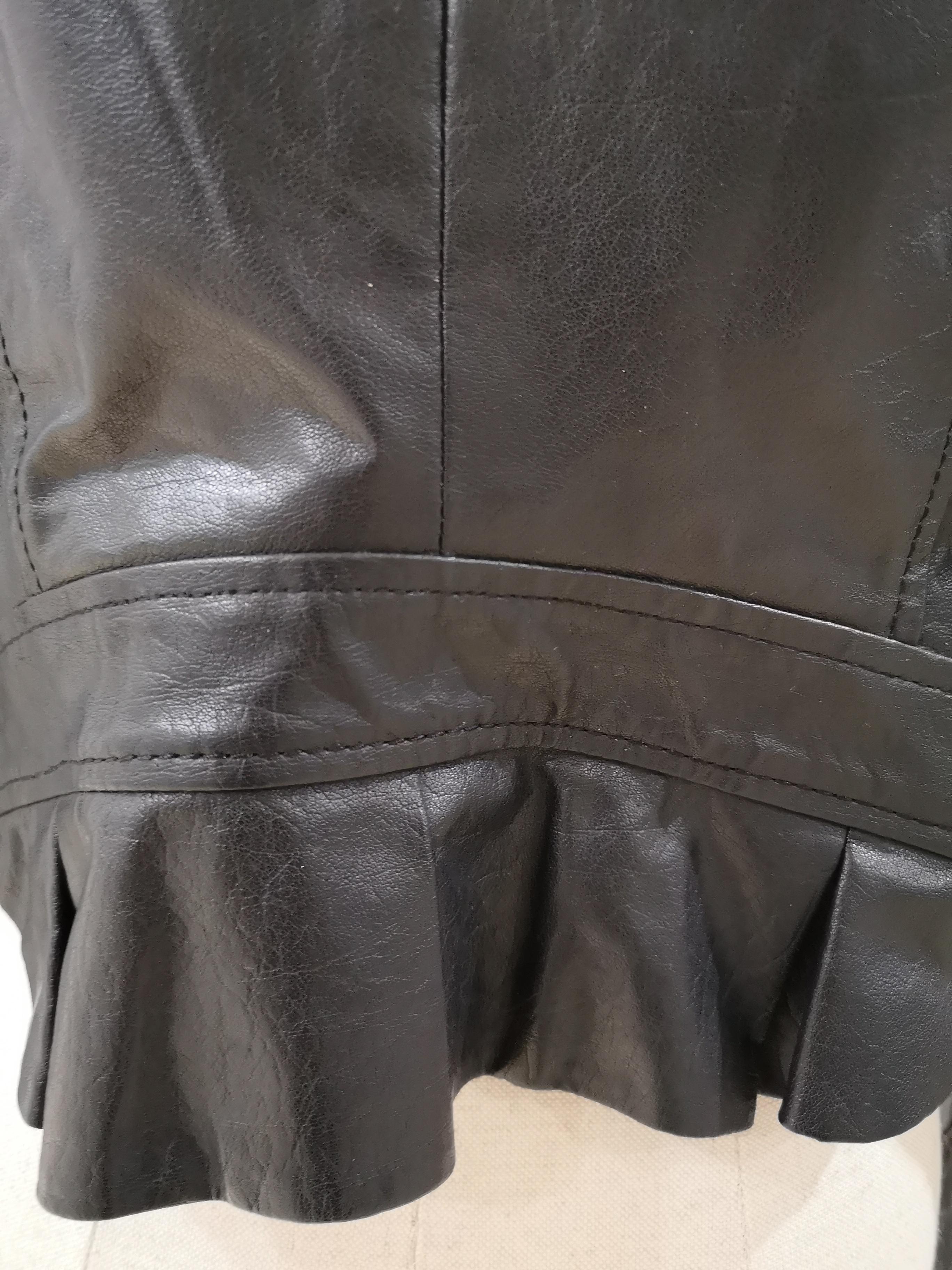 Red Valentino Black Leather Jacket 2